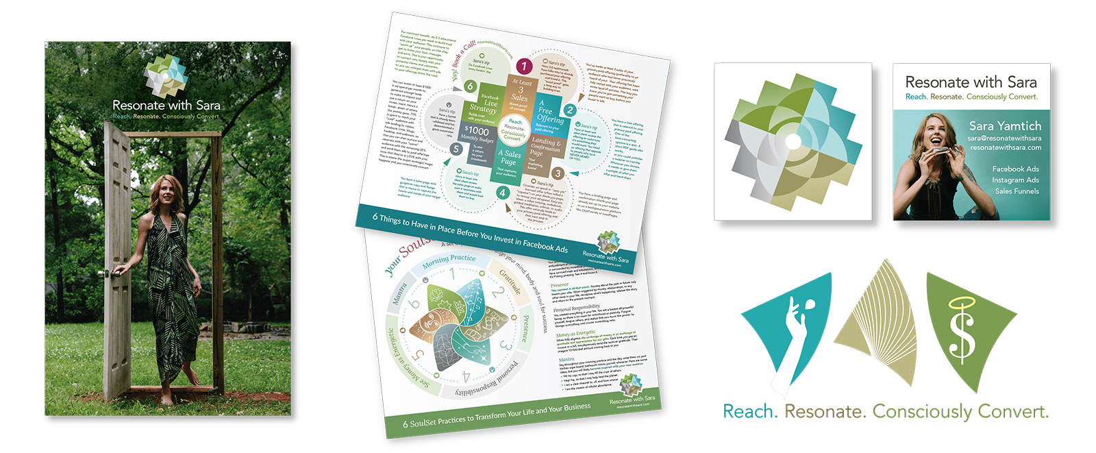 Brand Design for Resonate with Sara